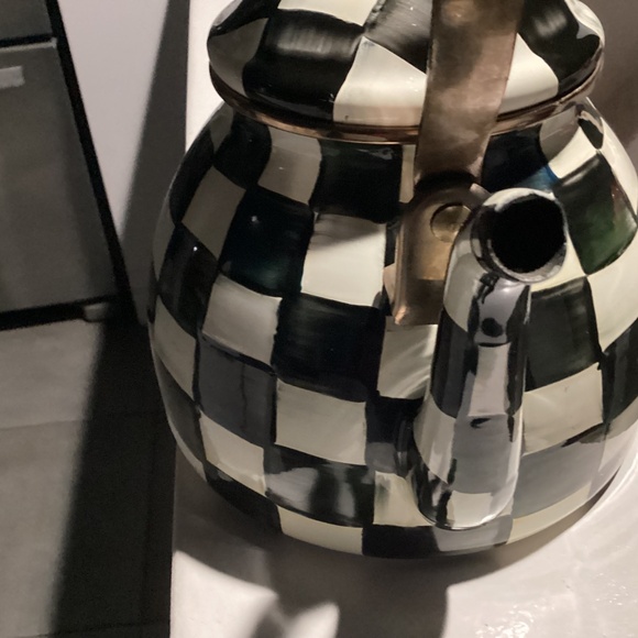 Mackenzie-Childs Courtly CHECK. LIKE NEW. Stunning kitchen design. Signed - Picture 2 of 12